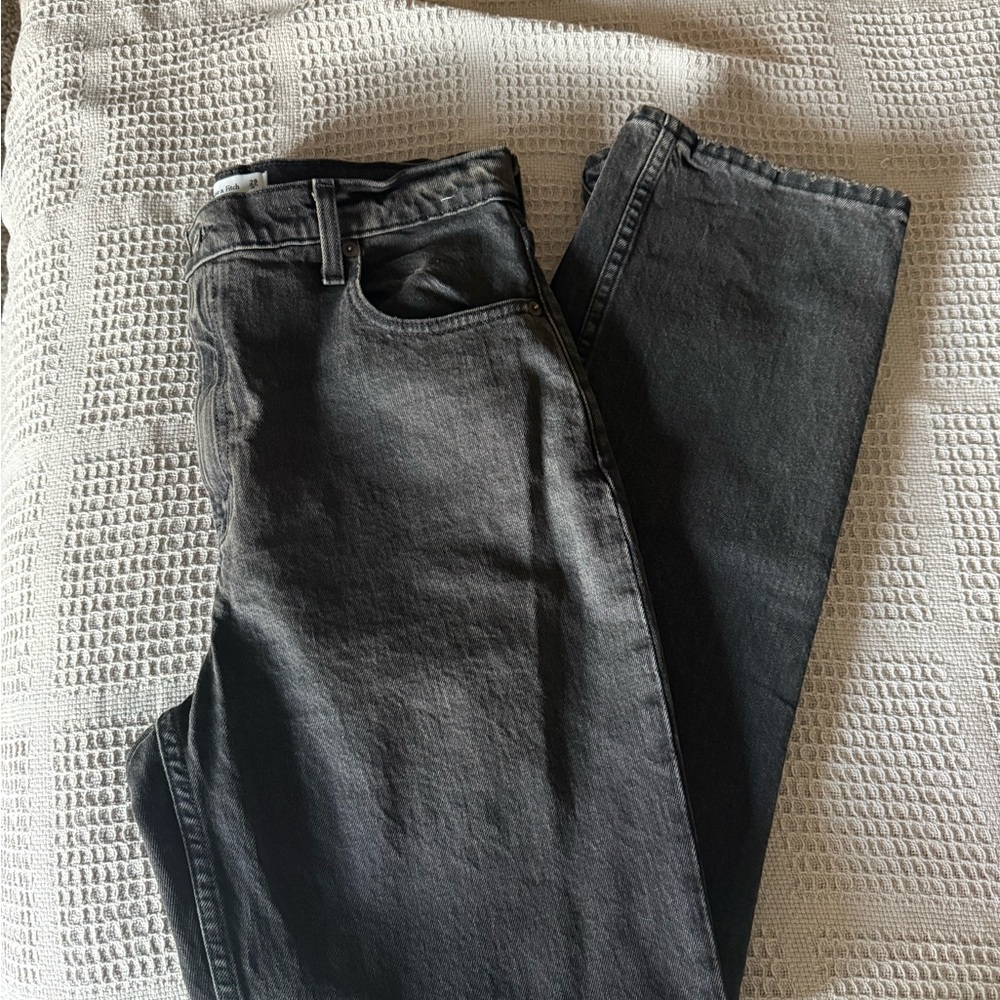 Abercrombie & Fitch Black Ultra High Rise Jeans